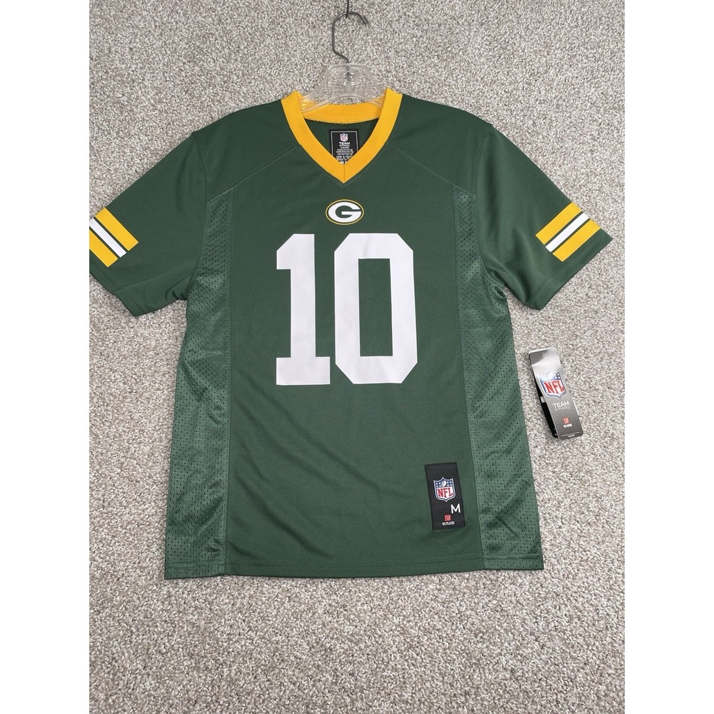 NFL Teams Youth Green Bay Packers Jordan Love #10 Jersey Size Medium (10/12) NWT